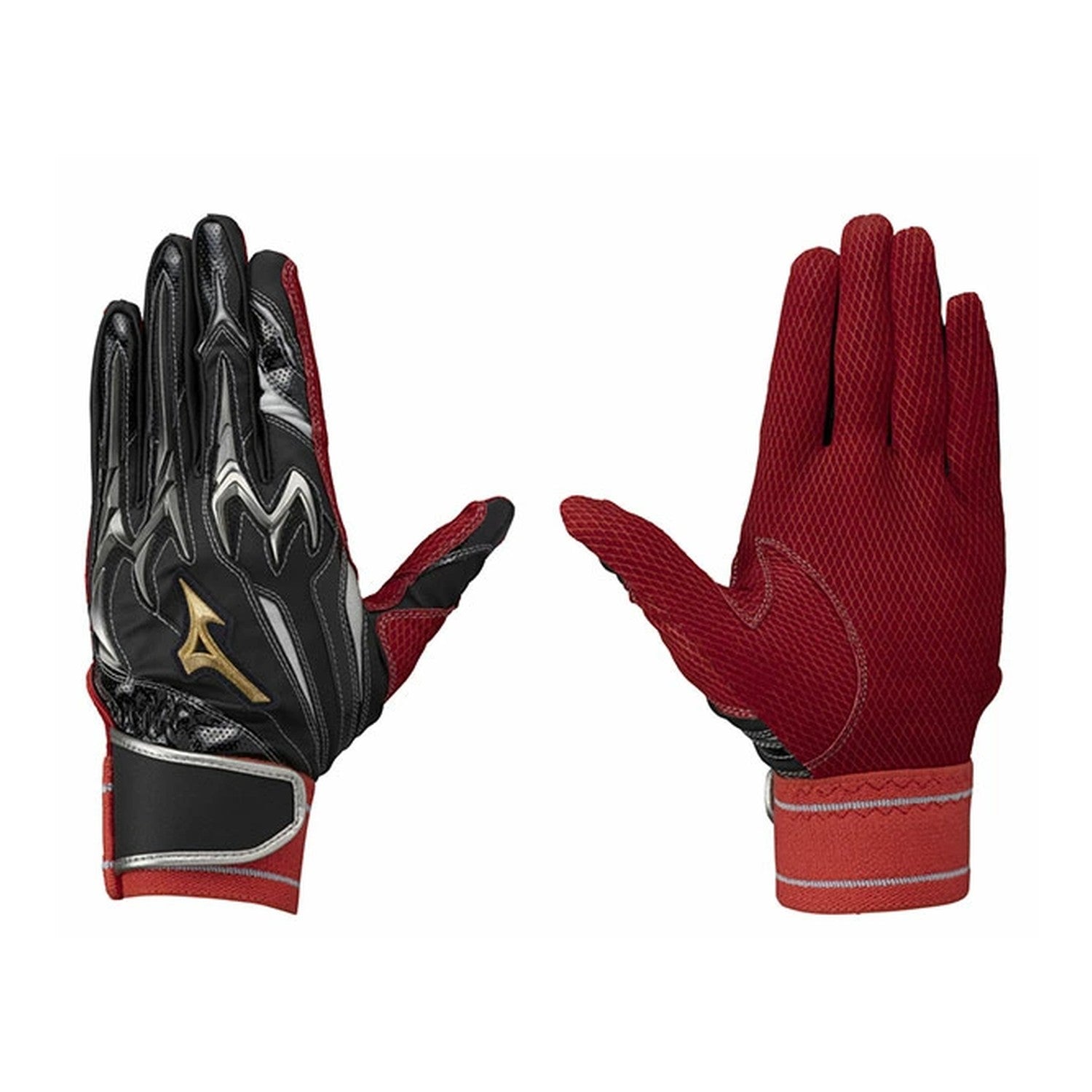 Mizuno Pro Silicon Power Arc DI Batting Gloves (Pair)