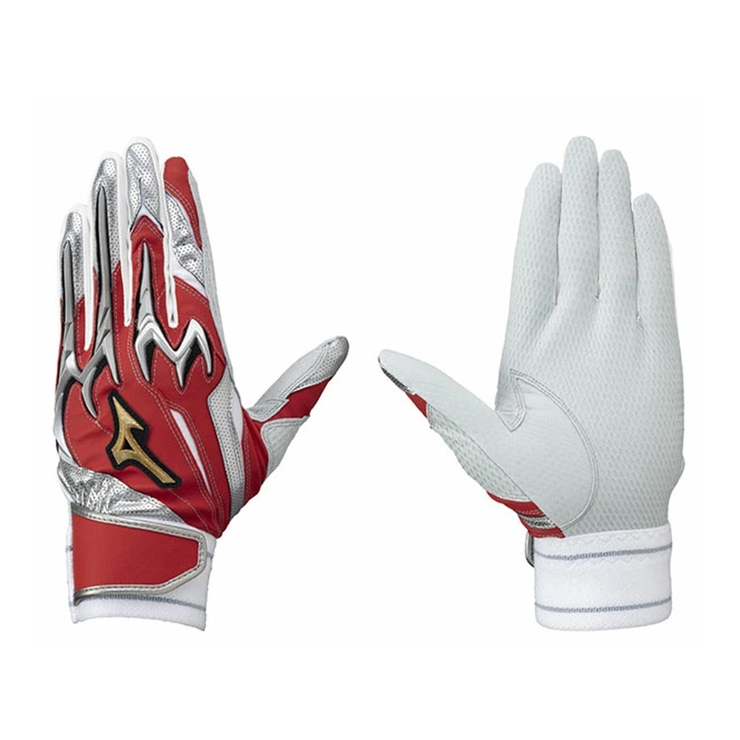 Mizuno Pro Silicon Power Arc DI Batting Gloves (Pair)