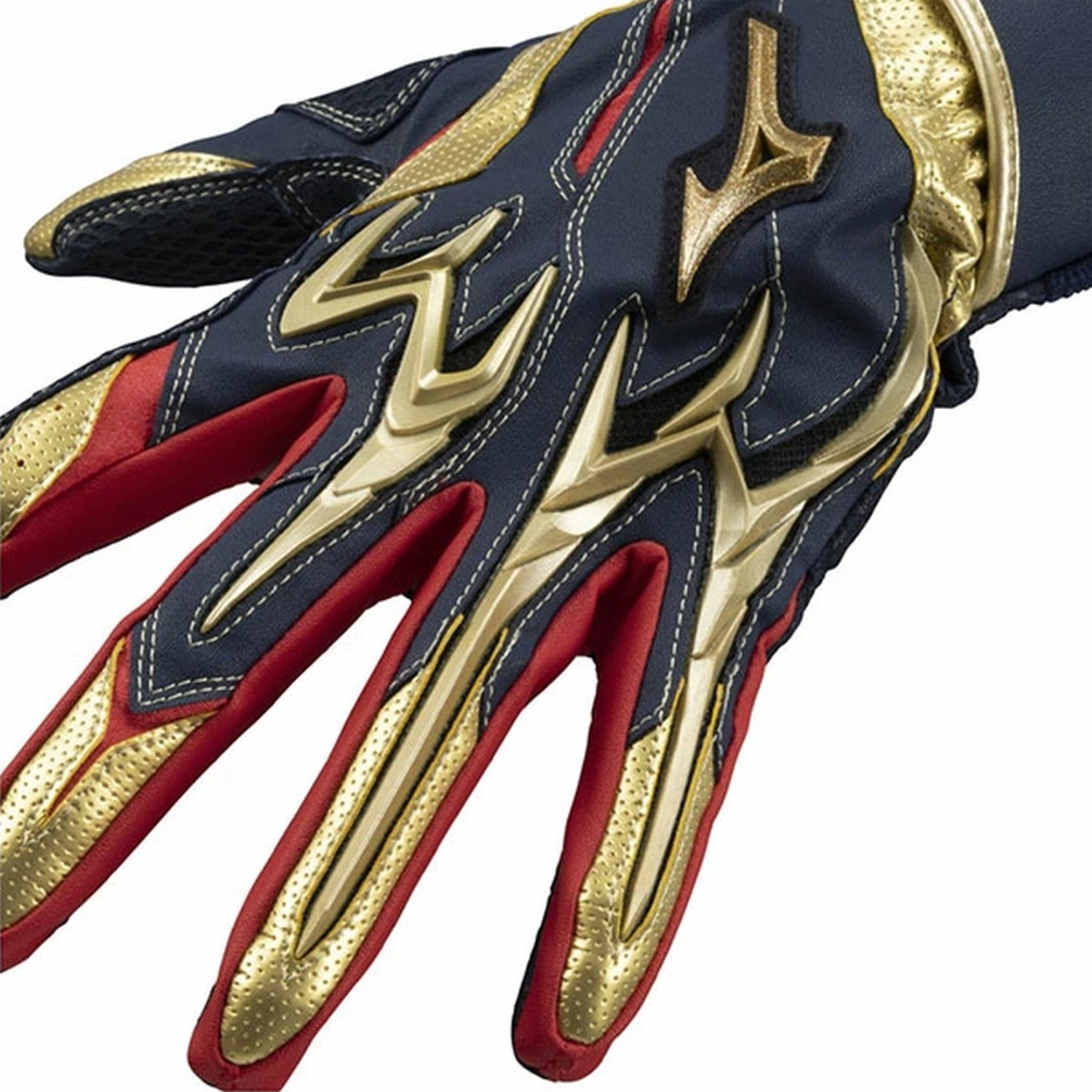 Mizuno Pro Silicon Power Arc DI Batting Gloves (Pair)