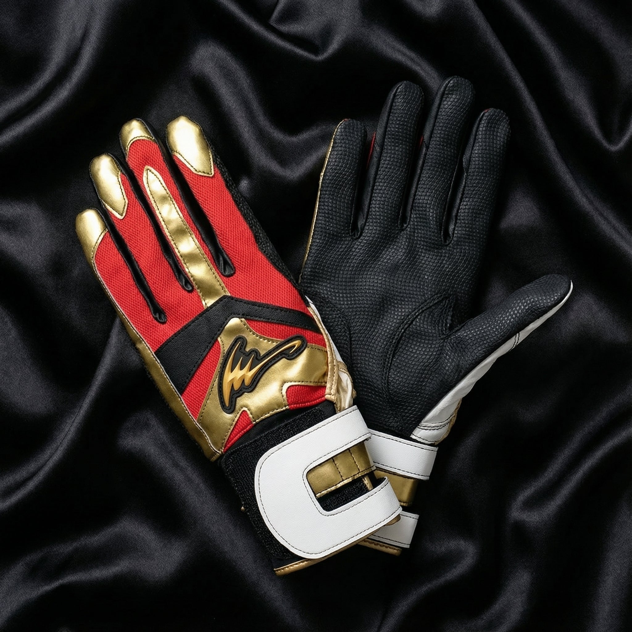 【Ip Select】 Armonia Belt Batting Gloves – Wrist-Stabilizing Swing Support (Both Hands / Ip.261)