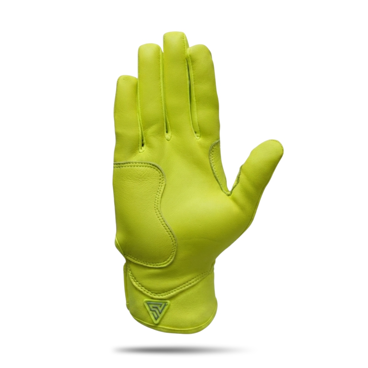 S-VOLTA Premium Cabretta Leather Batting Gloves – Neon Yellow