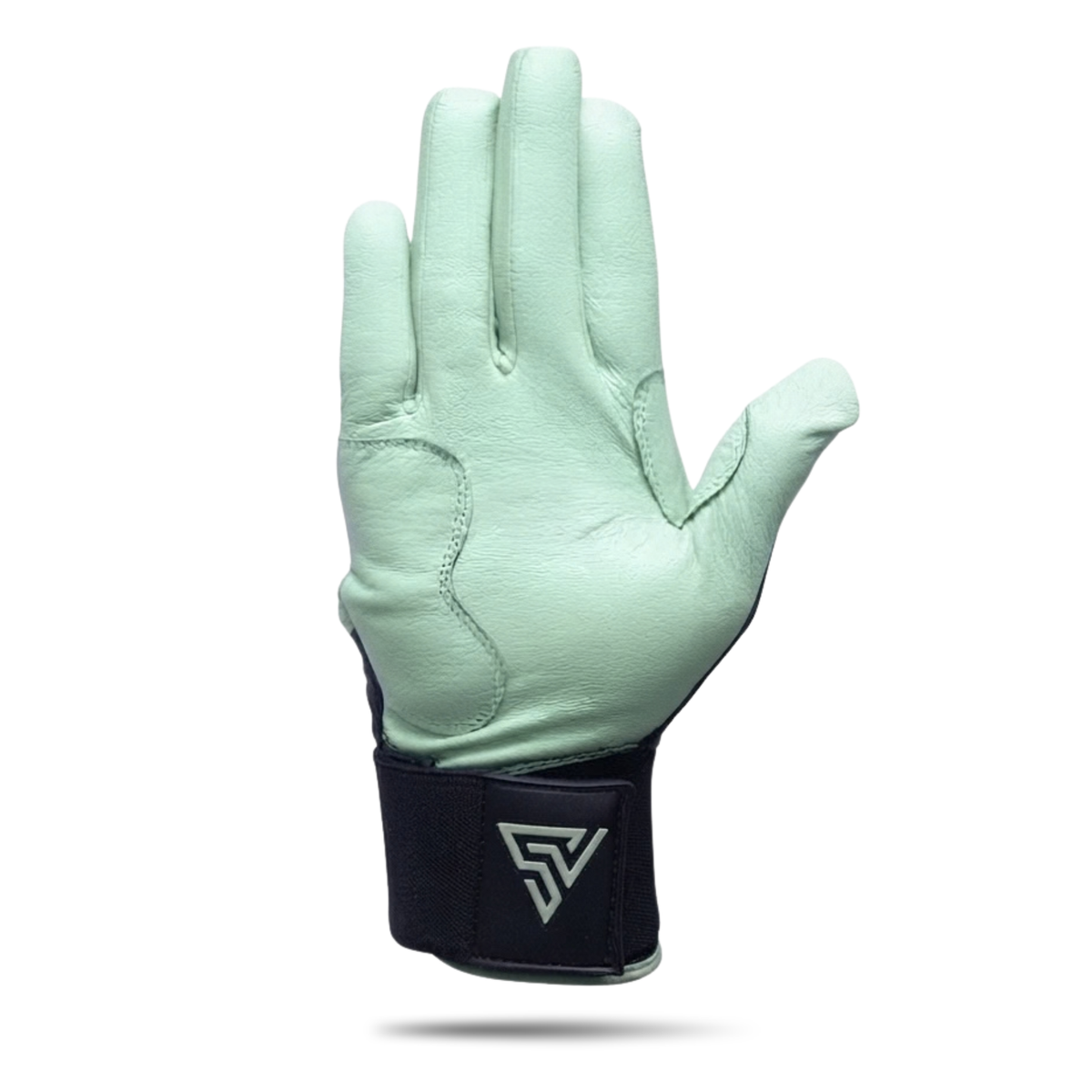 S-VOLTA Premium Wrist Lock Batting Gloves – Black / Mint Green