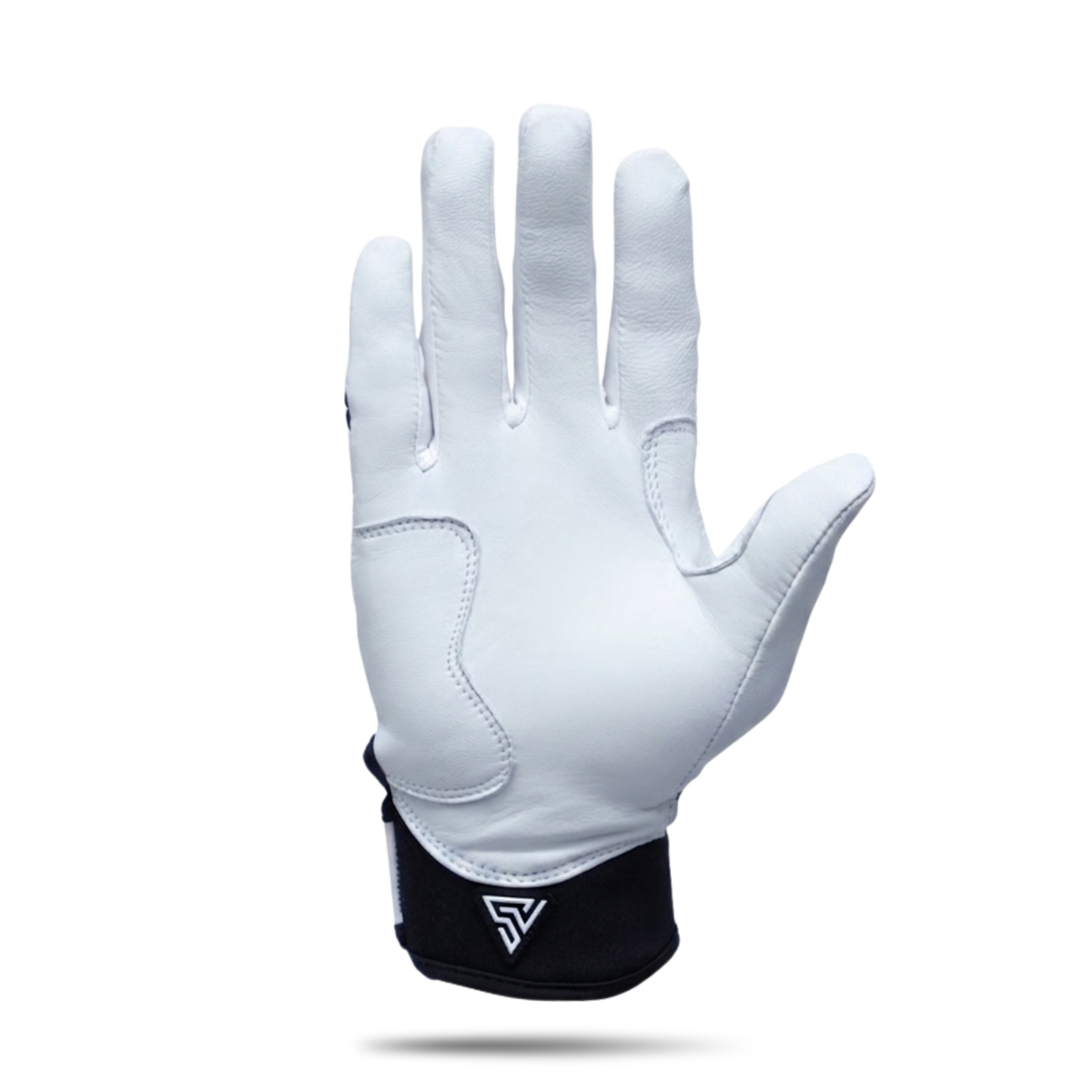 S-VOLTA Cabretta Leather Batting Gloves | White / Black