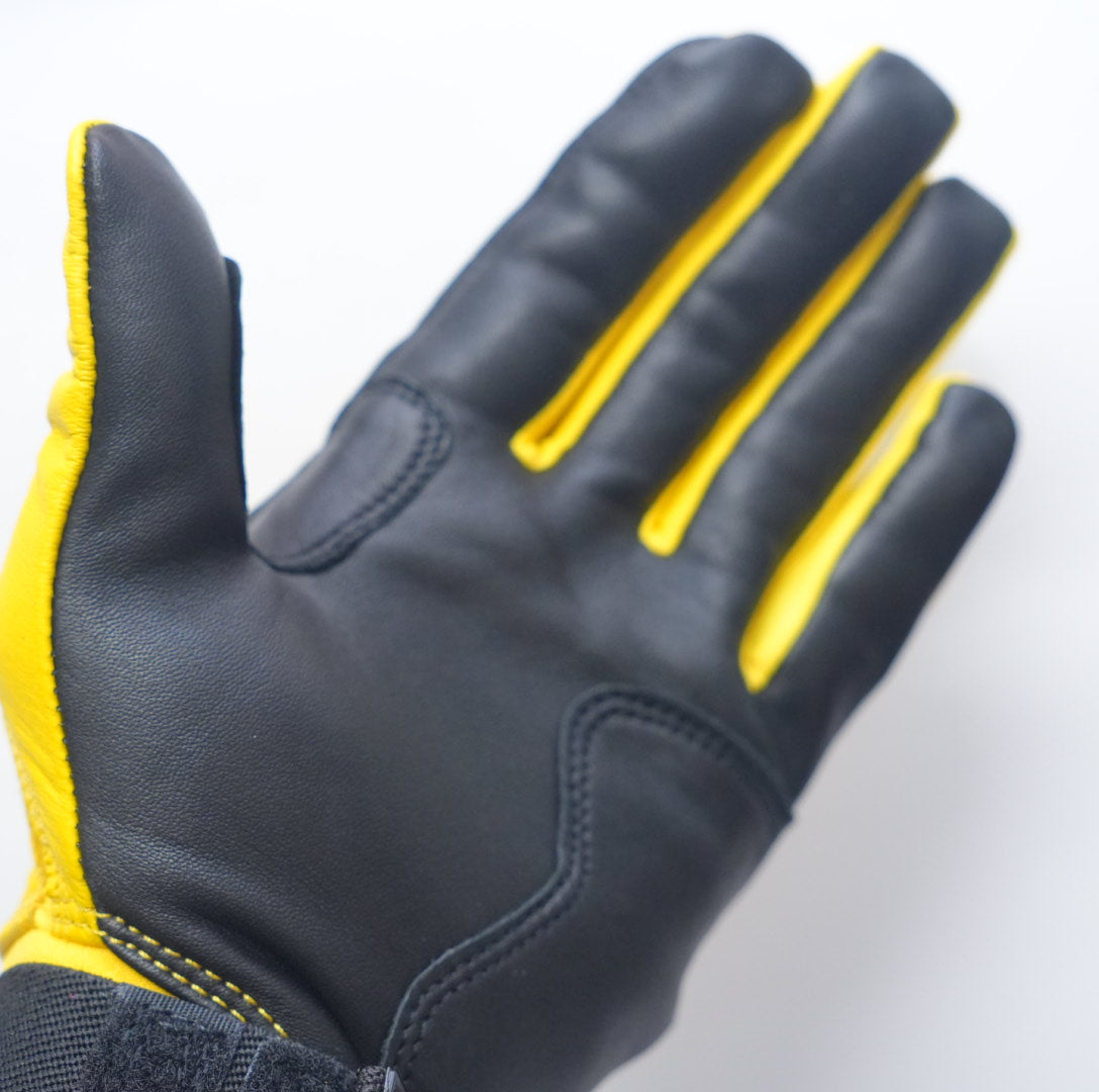 S-VOLTA Premium Wrist Lock Batting Gloves – Yellow / Black