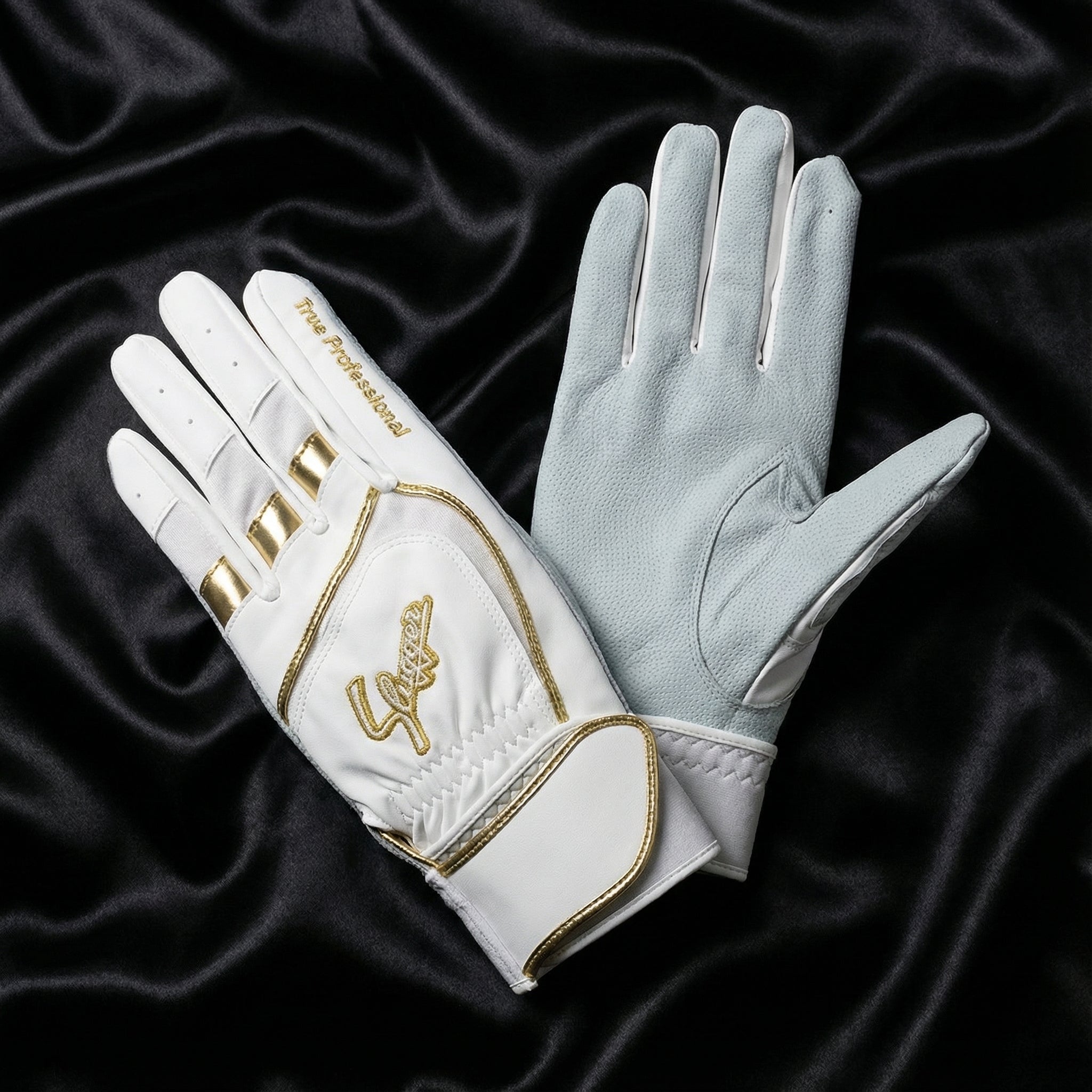 Kubota Slugger S-200 Batting Gloves – Digital-Pattern Grip Material (Both Hands / Adult)