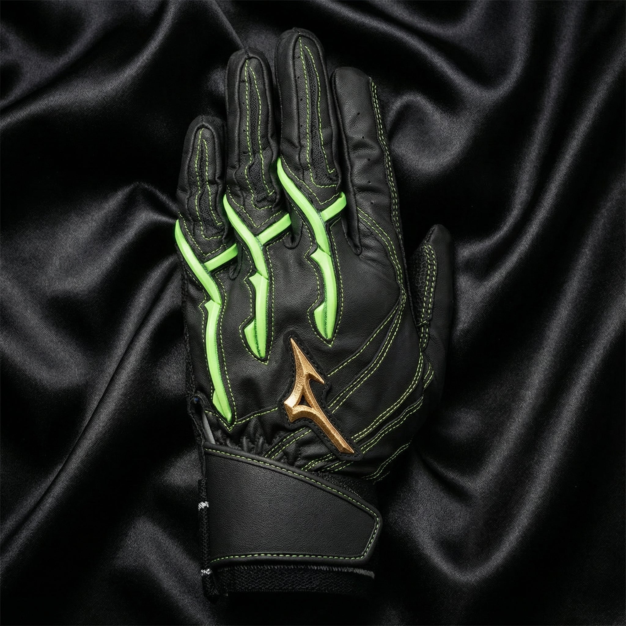 Mizuno Pro PowerArc Batting Gloves 1EJEA850 – Diamond Emboss Sheepskin Palm (Adult / Both Hands)