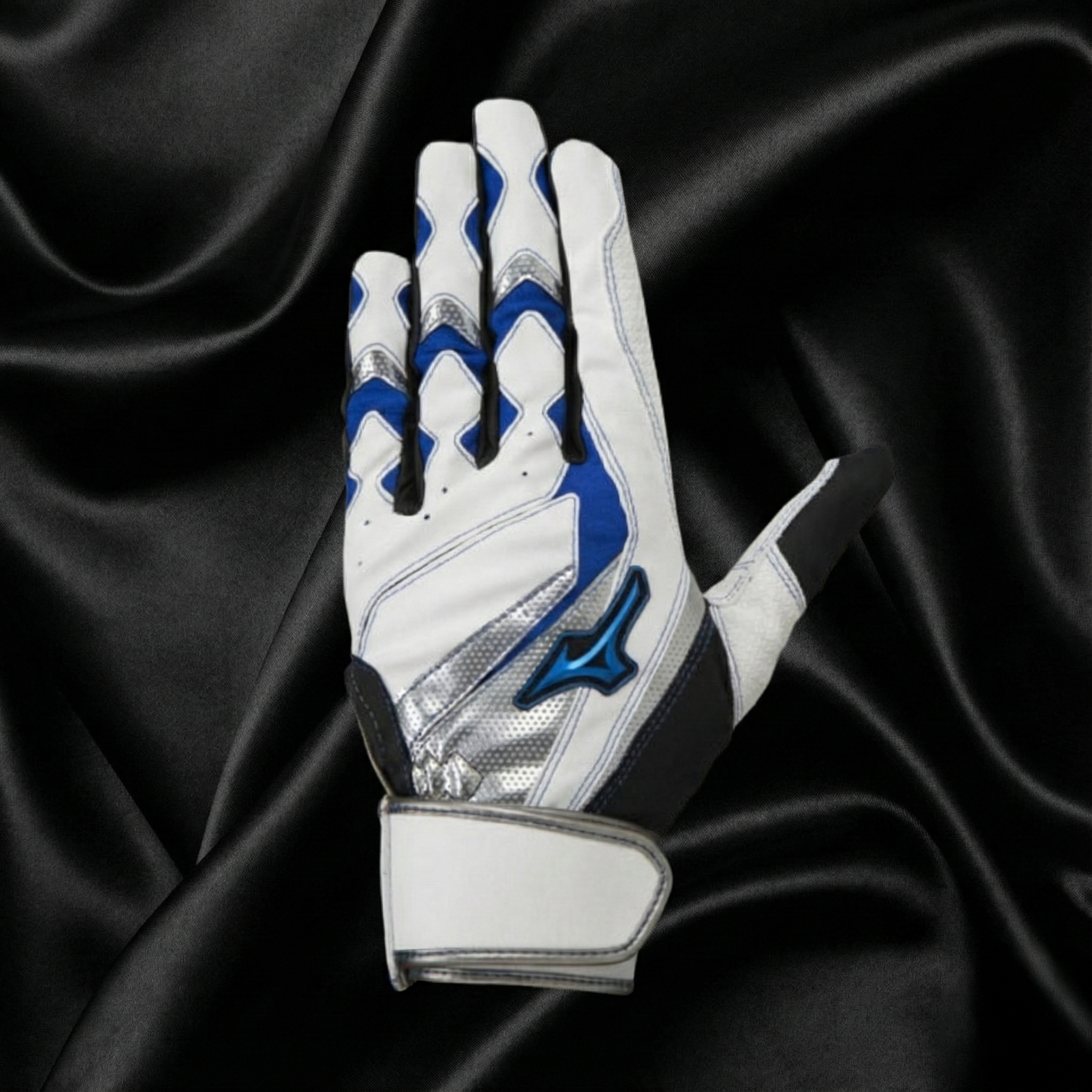 Mizuno WILLDRIVE BLUE Batting Gloves – Motion Drive Technology (Both Hands)