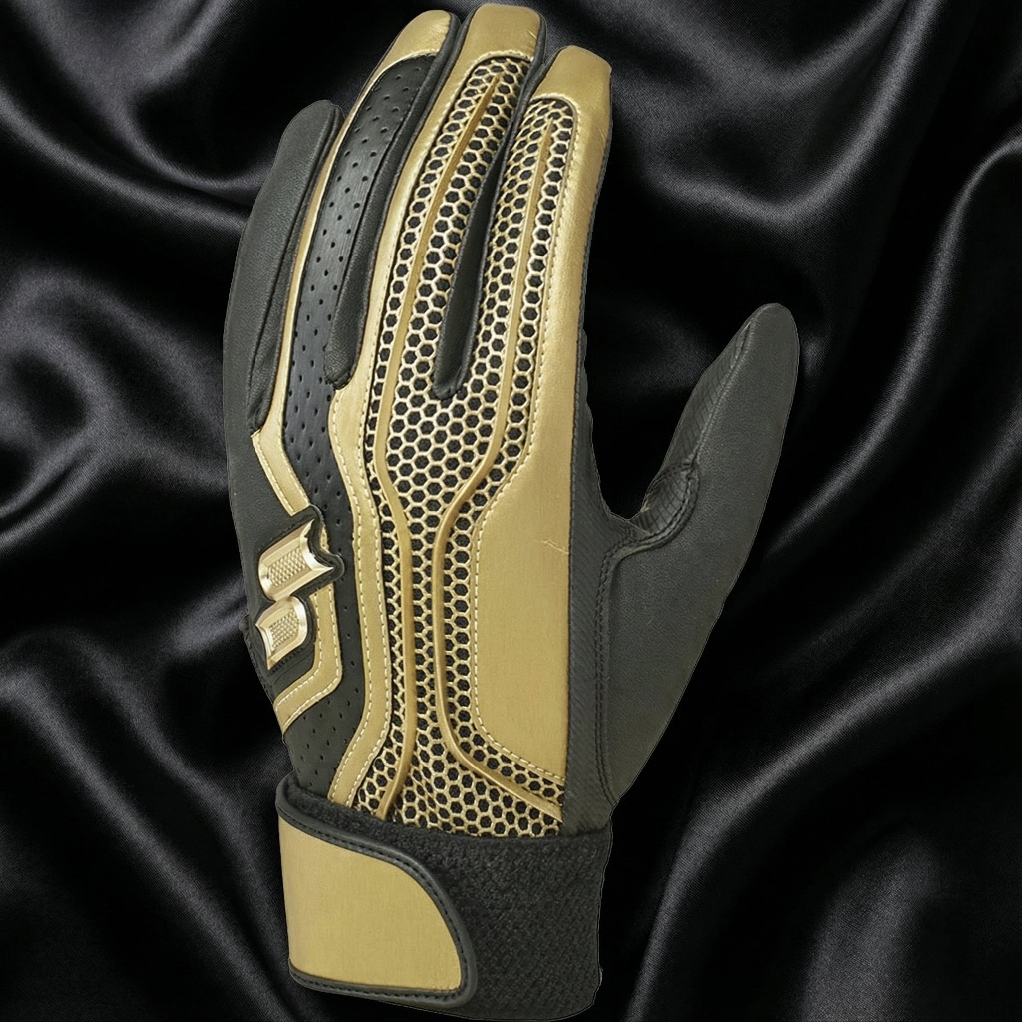 SSK Proedge Batting Gloves – Dual Grip & Silicone Kickback Support (Single Band / Washable / Both Hands)