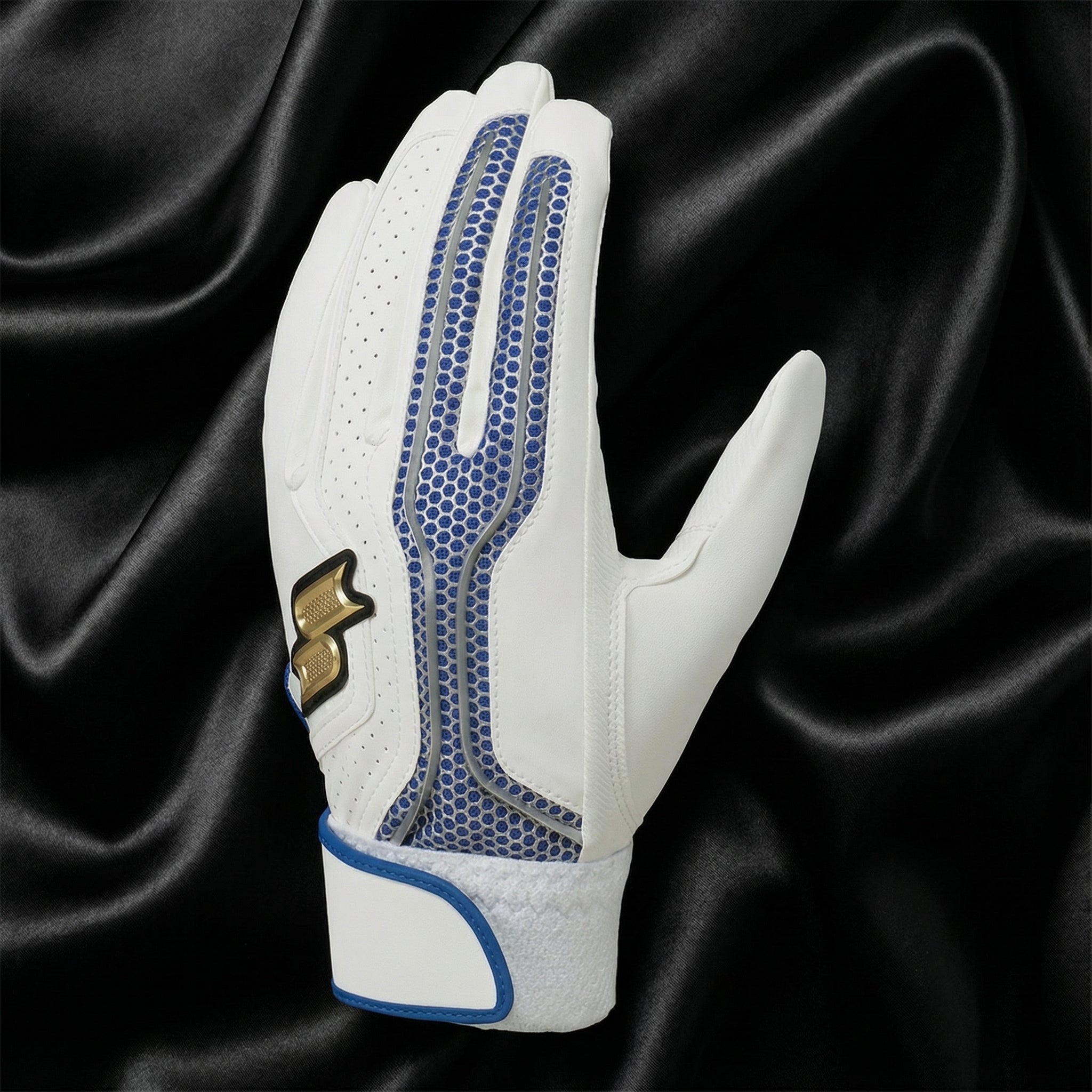 SSK Proedge Batting Gloves – Dual Grip & Silicone Kickback Support (Single Band / Washable / Both Hands)