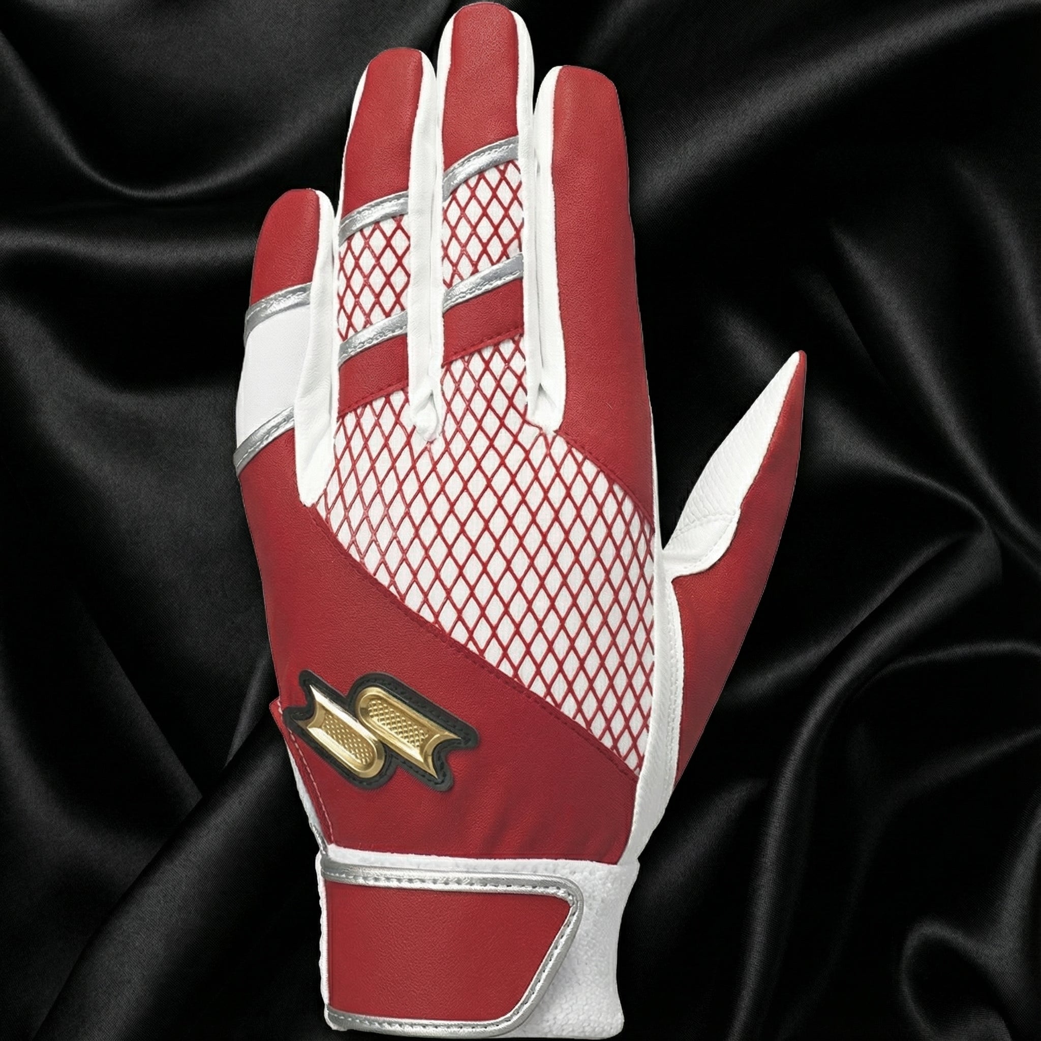 SSK Proedge Batting Gloves EBG5300W – Dual Grip Digi-Grab Palm (Single Band / Washable / Both Hands)