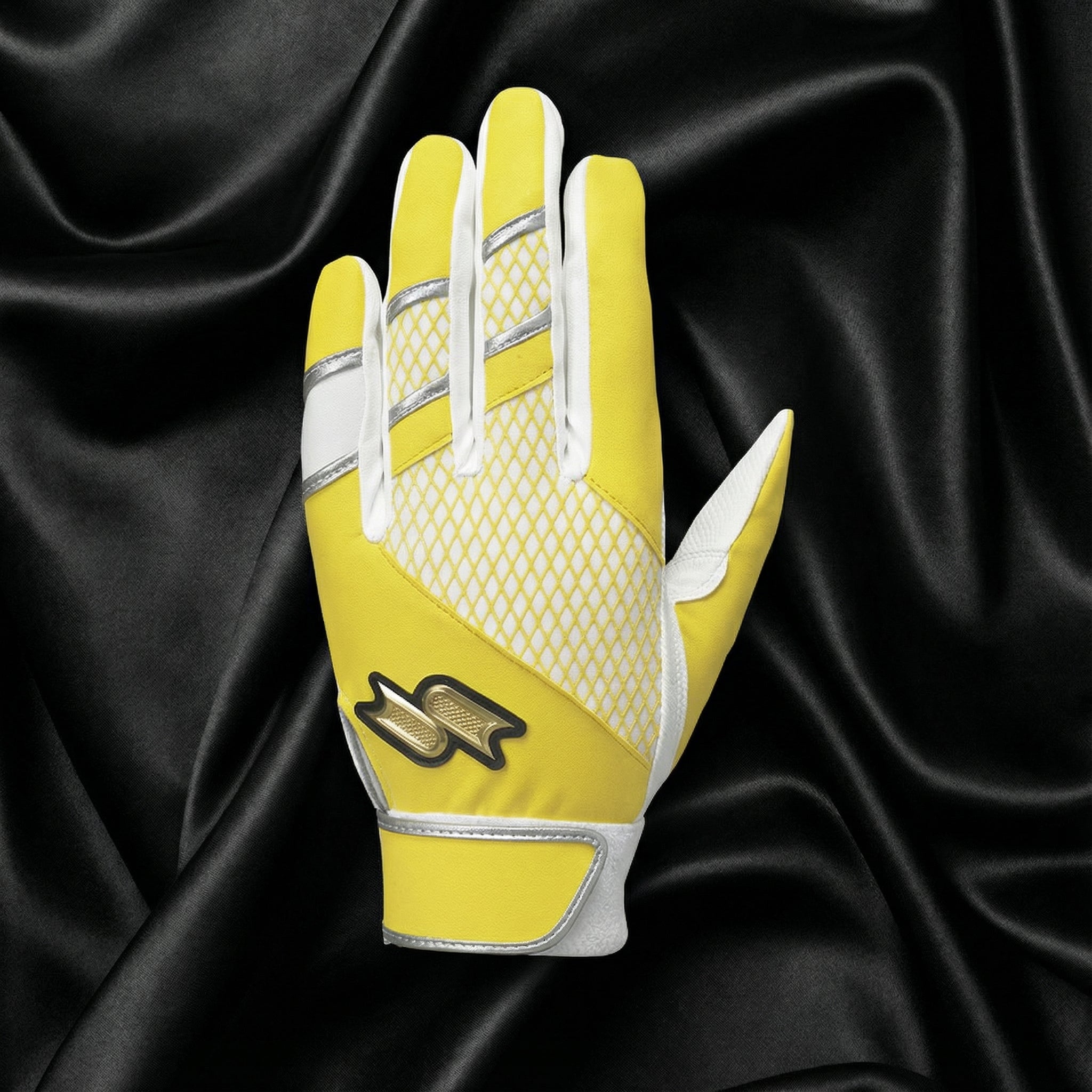 SSK Proedge Batting Gloves EBG5300W – Dual Grip Digi-Grab Palm (Single Band / Washable / Both Hands)